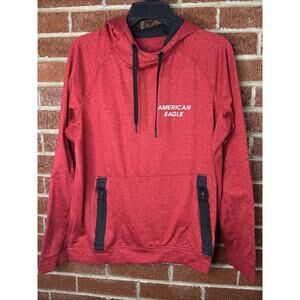 American Eagle Men’s Flex Hoodie Red Medium